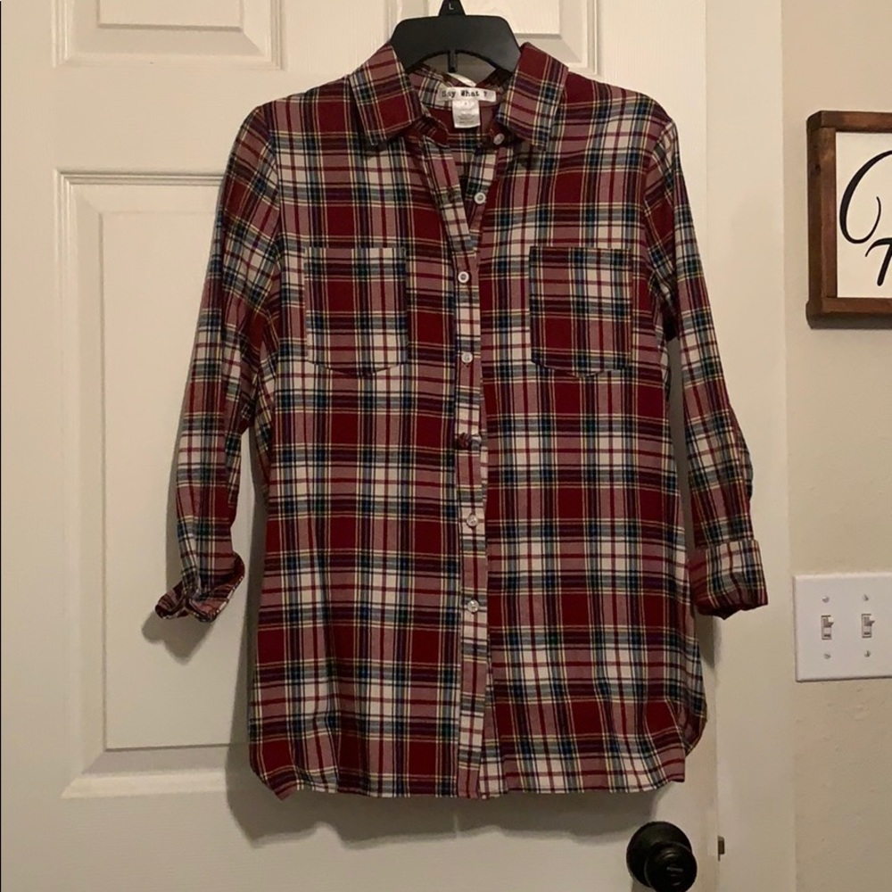 Plaid longsleeve shirt